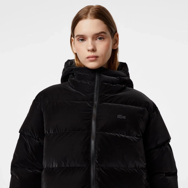 Женская утеплённая двусторонняя куртка Lacoste