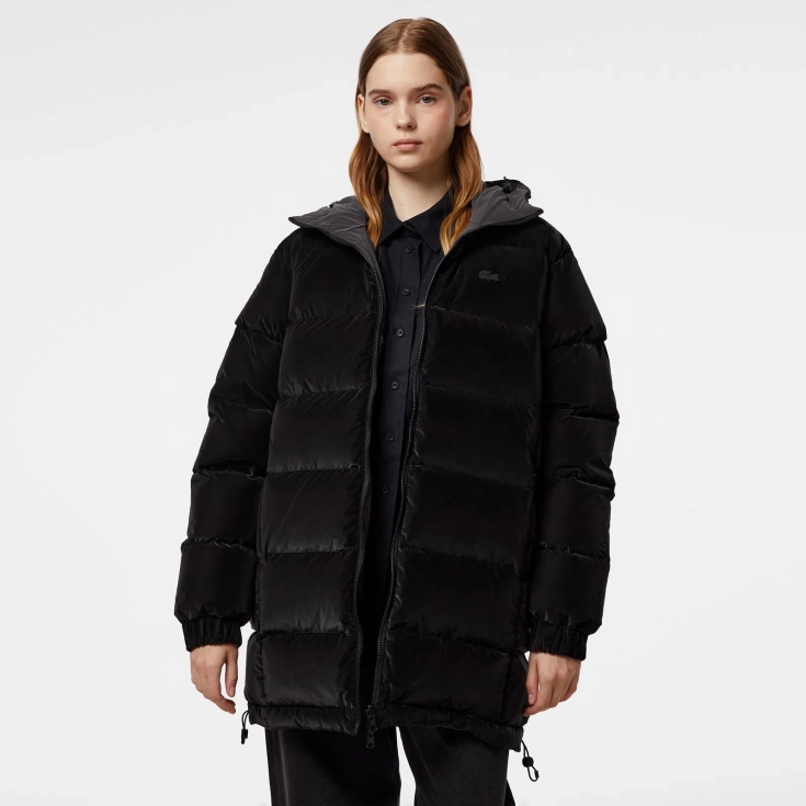 Женская утеплённая двусторонняя куртка Lacoste