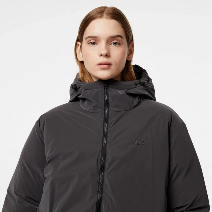 Женская утеплённая двусторонняя куртка Lacoste