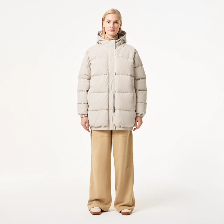 Женская куртка Lacoste с капюшоном