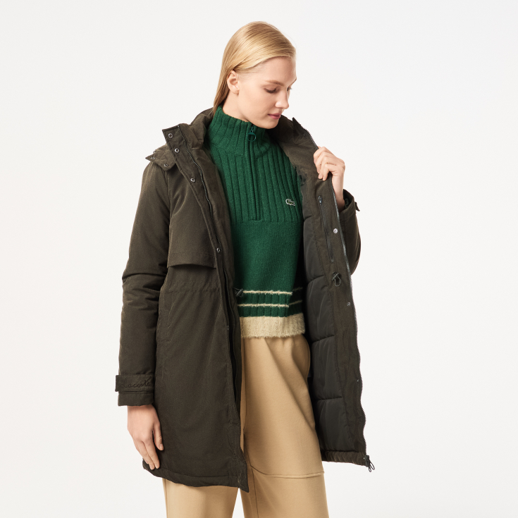 Женская парка Lacoste