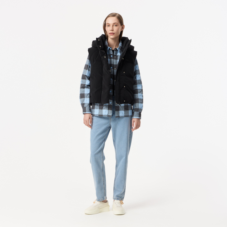 Женский жилет Lacoste с капюшоном