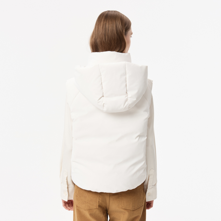 Женский жилет Lacoste с капюшоном