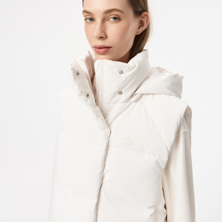 Женский жилет Lacoste с капюшоном