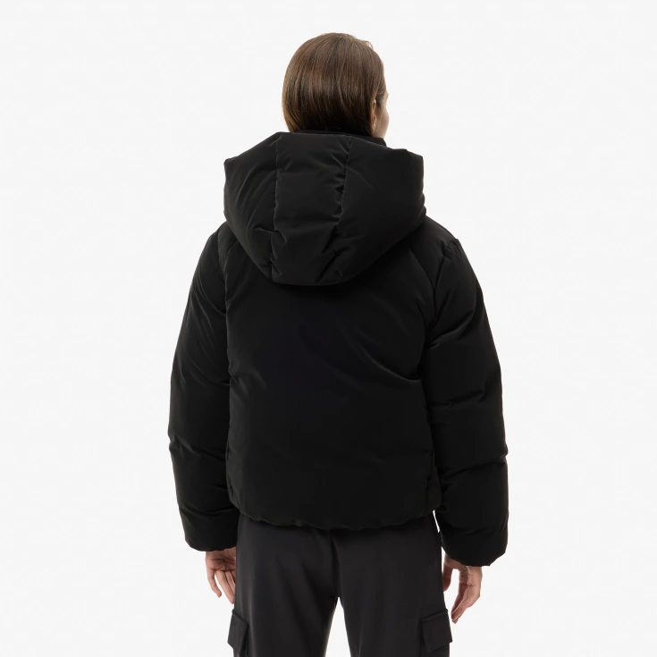 Женская укороченная куртка Lacoste с капюшоном