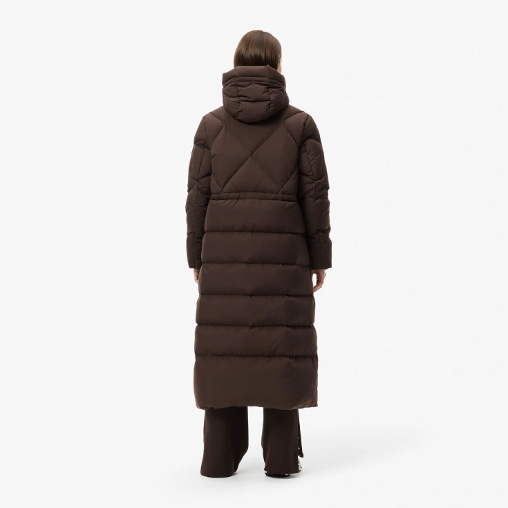 Женская парка Lacoste с капюшоном