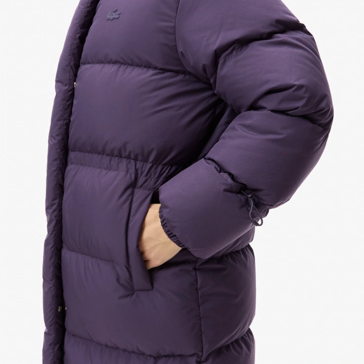 Женская парка Lacoste с капюшоном