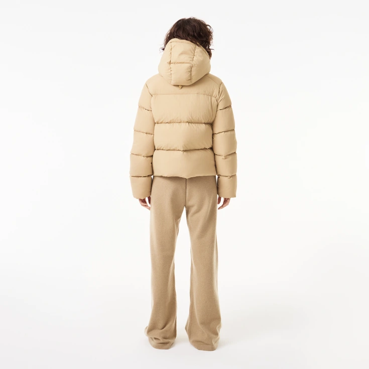 Женская короткая куртка Lacoste с капюшоном