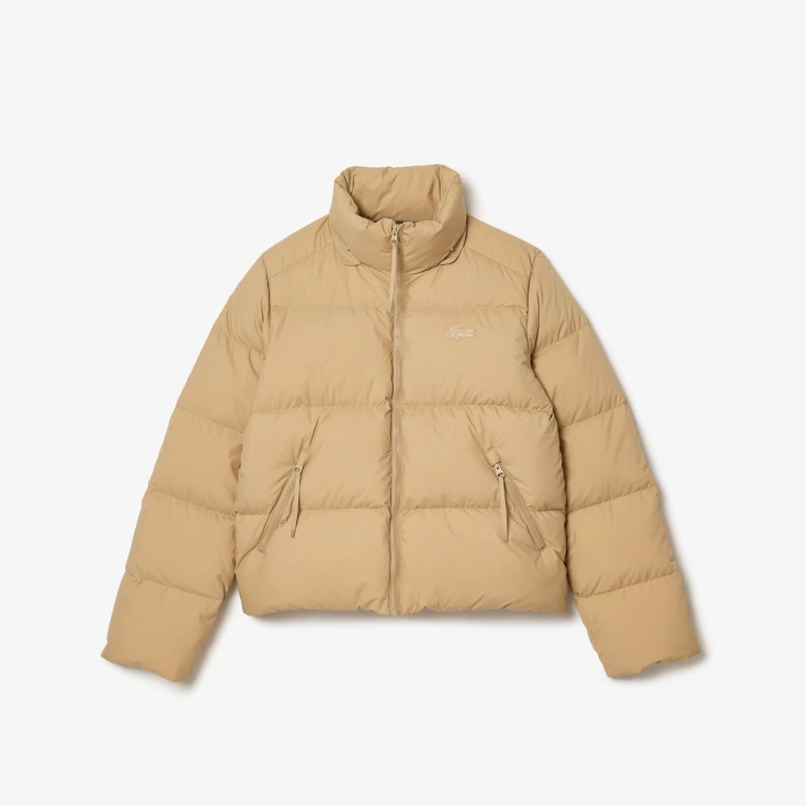 Женская короткая куртка Lacoste с капюшоном