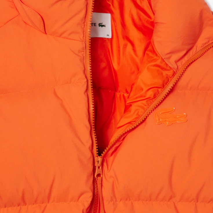 Женская короткая куртка Lacoste с капюшоном