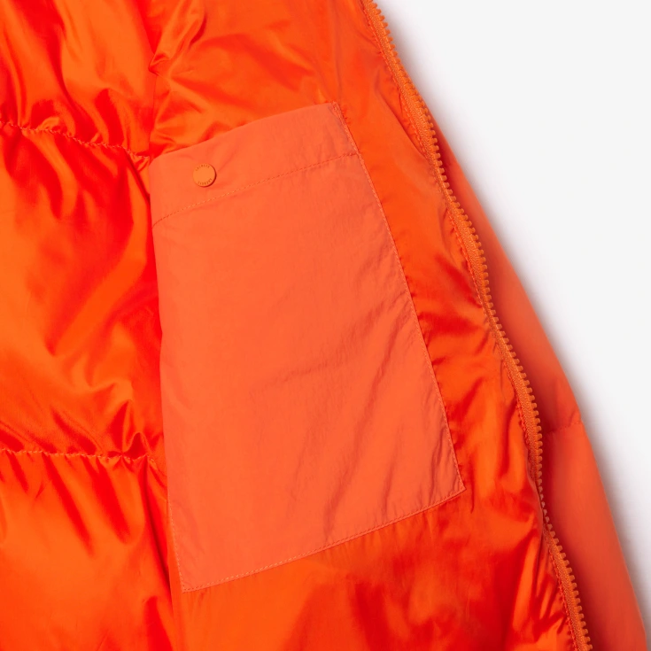 Женская короткая куртка Lacoste с капюшоном