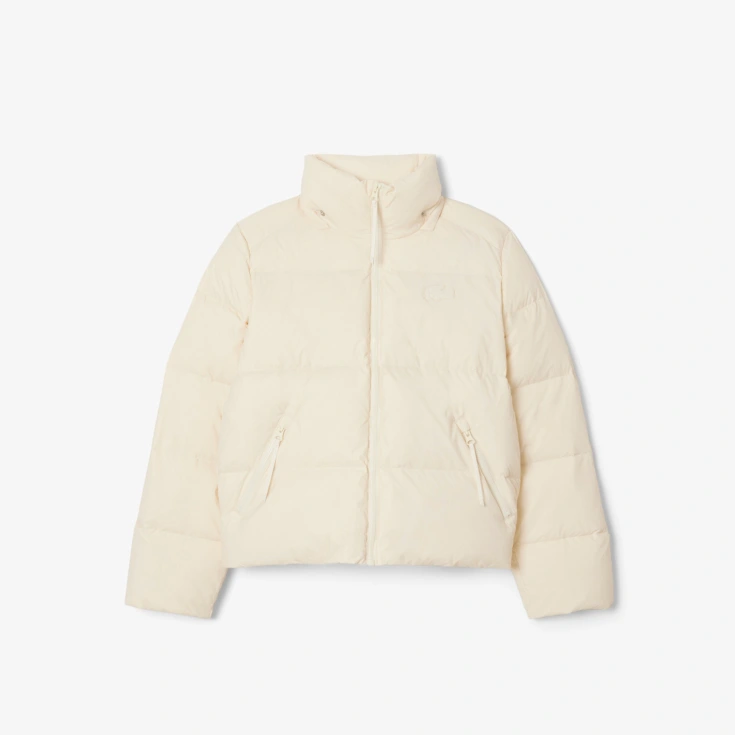 Женская короткая куртка Lacoste с капюшоном