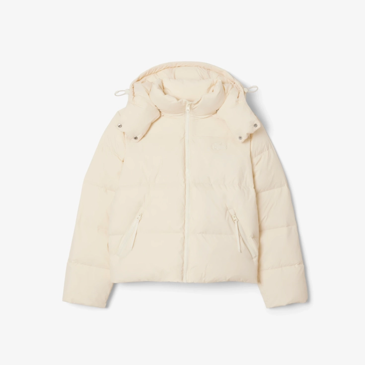 Женская короткая куртка Lacoste с капюшоном