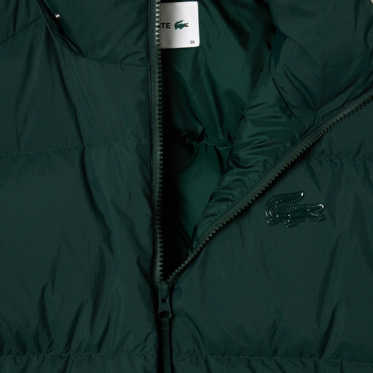 Женская короткая куртка Lacoste с капюшоном