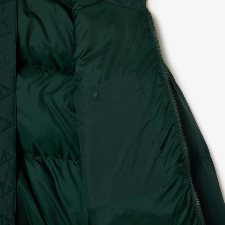 Женская короткая куртка Lacoste с капюшоном