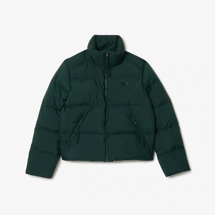 Женская короткая куртка Lacoste с капюшоном