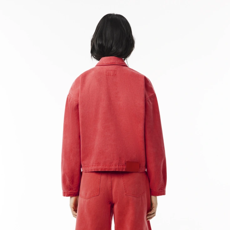 Женская джинсовая куртка Lacoste Relaxed Fit