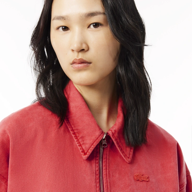 Женская джинсовая куртка Lacoste Relaxed Fit