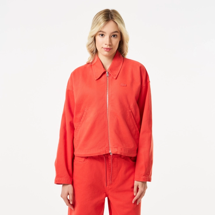 Женская джинсовая куртка Lacoste Relaxed Fit