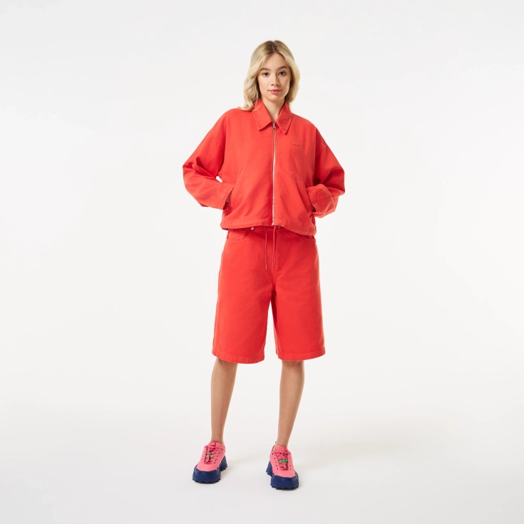 Женская джинсовая куртка Lacoste Relaxed Fit