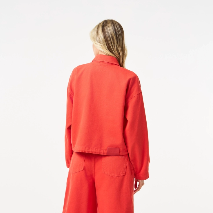 Женская джинсовая куртка Lacoste Relaxed Fit