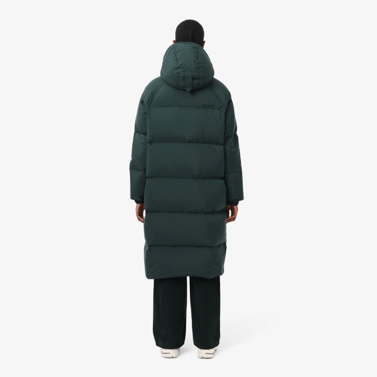 Женская парка Lacoste с капюшоном