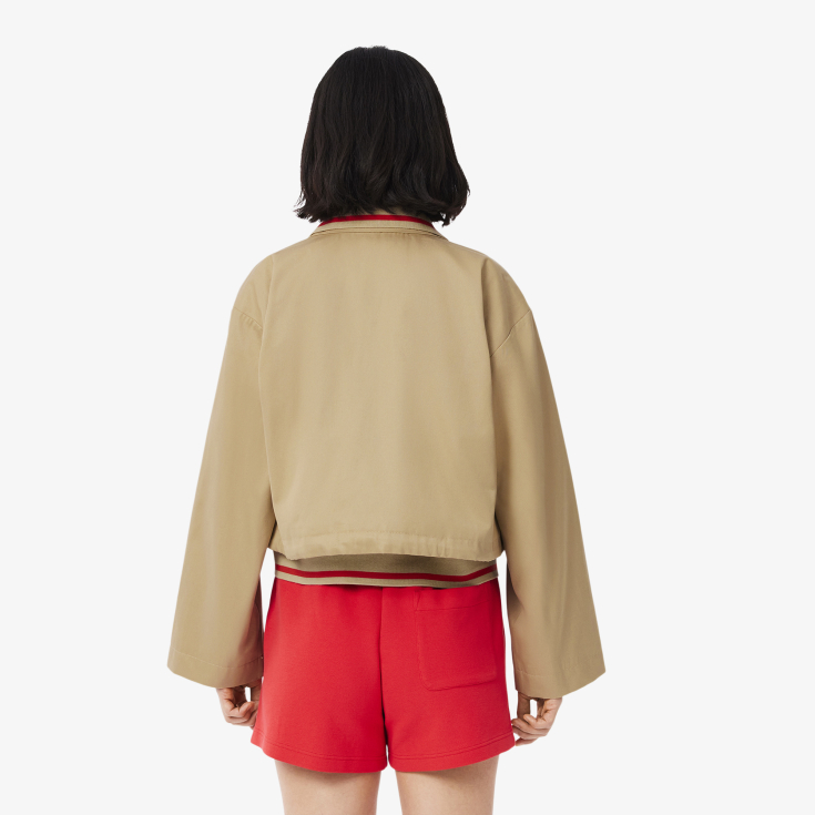 Женская куртка Lacoste из хлопка