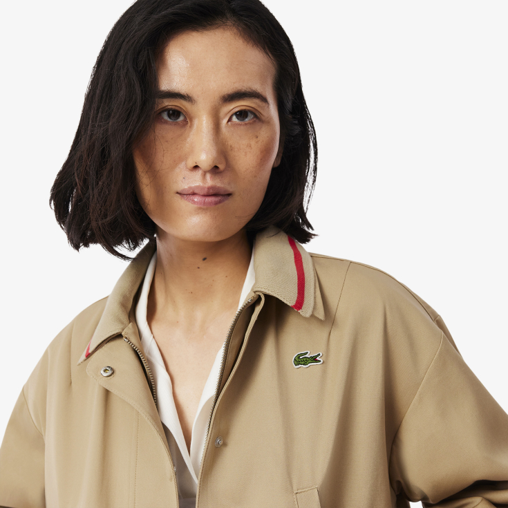 Женская куртка Lacoste из хлопка