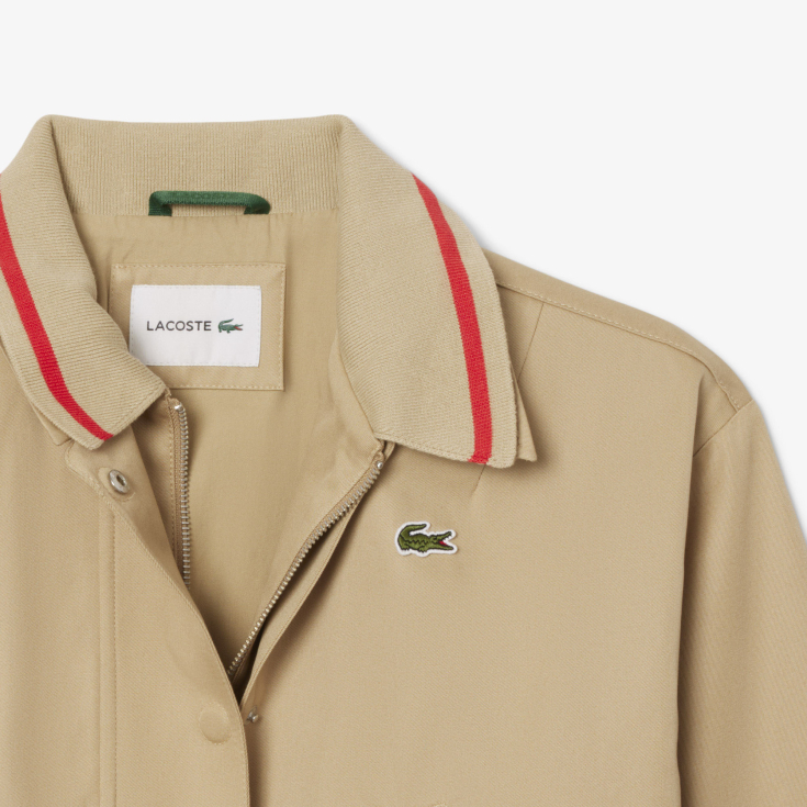 Женская куртка Lacoste из хлопка
