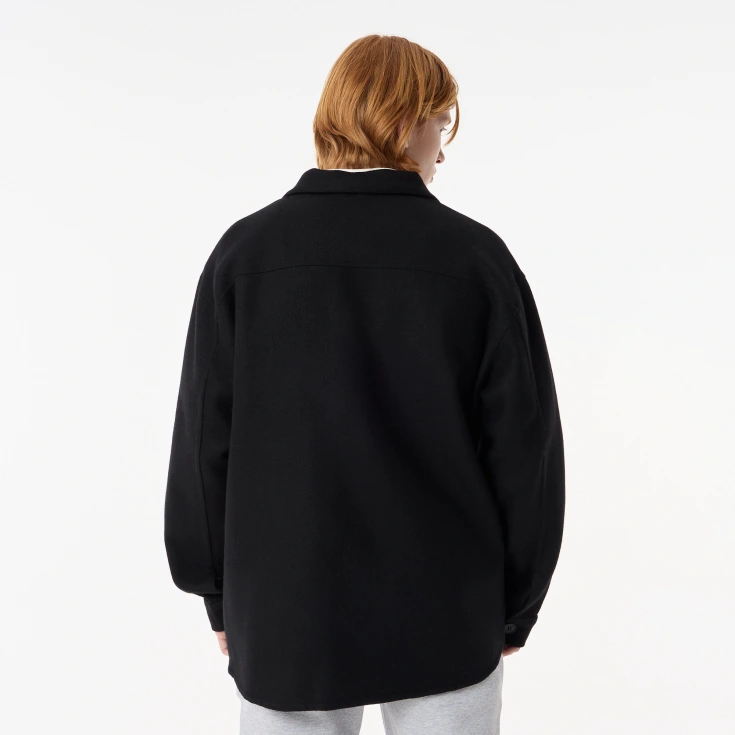 Мужская куртка Lacoste из смеси с овечьей шерстью