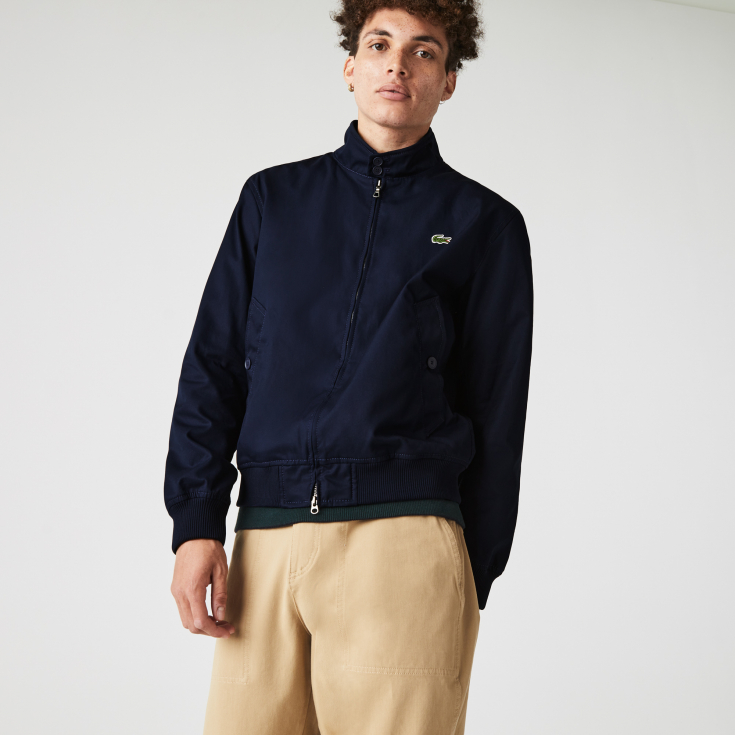 Мужская водоотталкивающая куртка  Lacoste на молнии