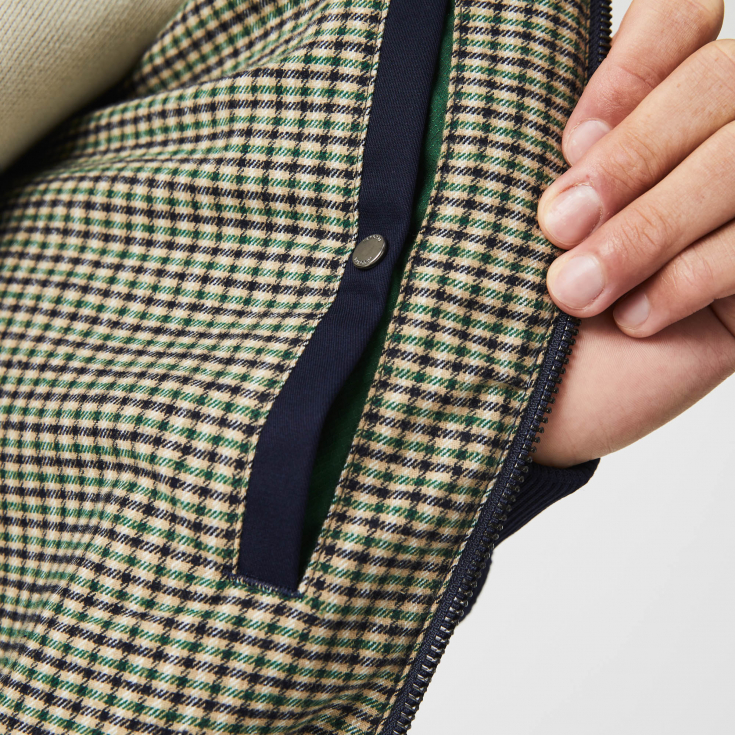 Мужская водоотталкивающая куртка  Lacoste на молнии