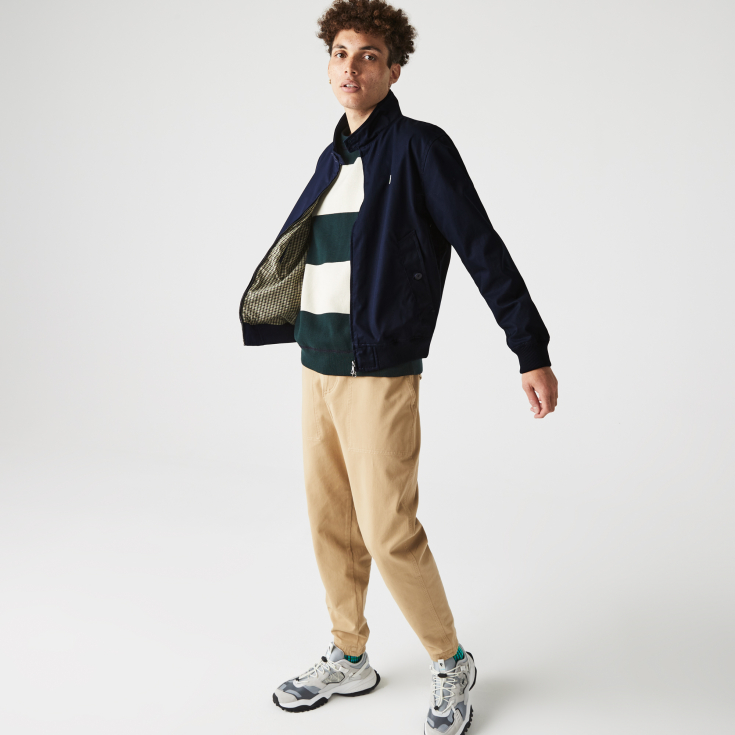 Мужская водоотталкивающая куртка  Lacoste на молнии