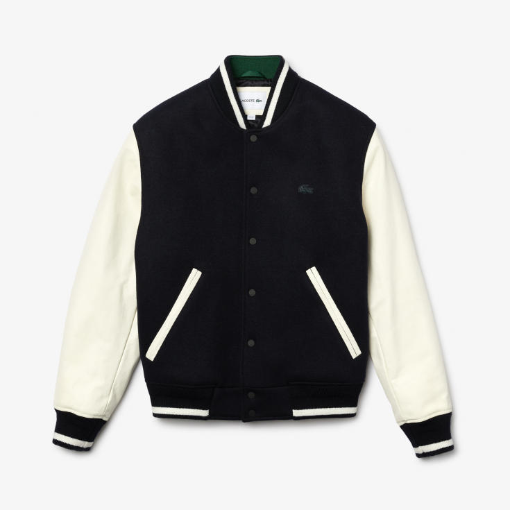 Мужская куртка-бомбер Lacoste из шерсти