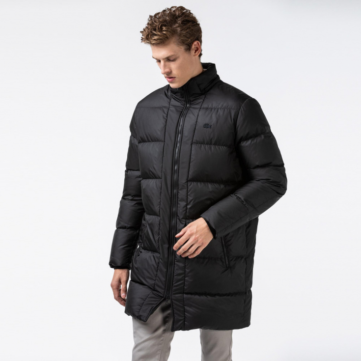 Мужская утеплённая куртка Lacoste Regular Fit с отстёгивающимся капюшоном