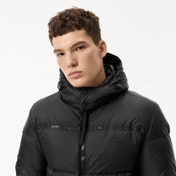 Мужская длинная куртка-пуховик Lacoste