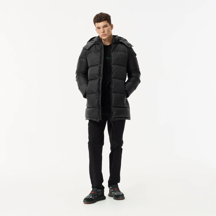 Мужская длинная куртка-пуховик Lacoste