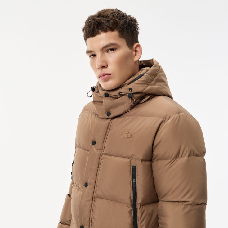 Мужская утеплённая куртка-парка Lacoste L!VE