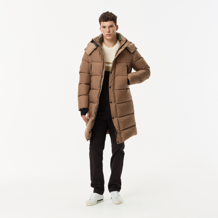 Мужская утеплённая куртка-парка Lacoste L!VE