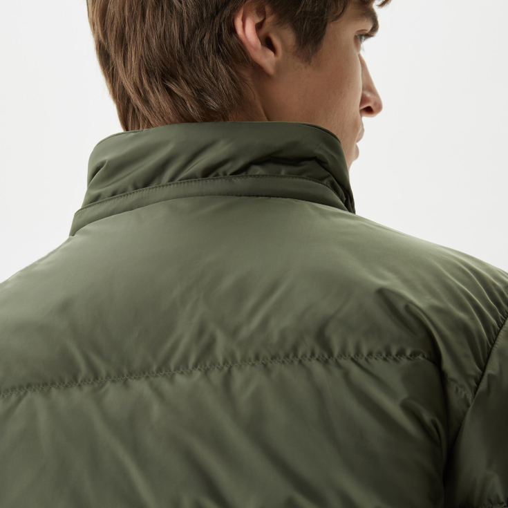 Мужская утеплённая куртка Lacoste с капюшоном