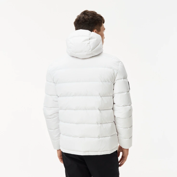 Мужская стёганая куртка Lacoste с капюшоном