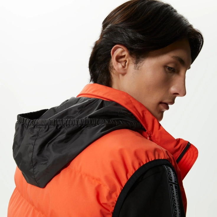 Мужской стёганный жилет Lacoste с высоким воротом