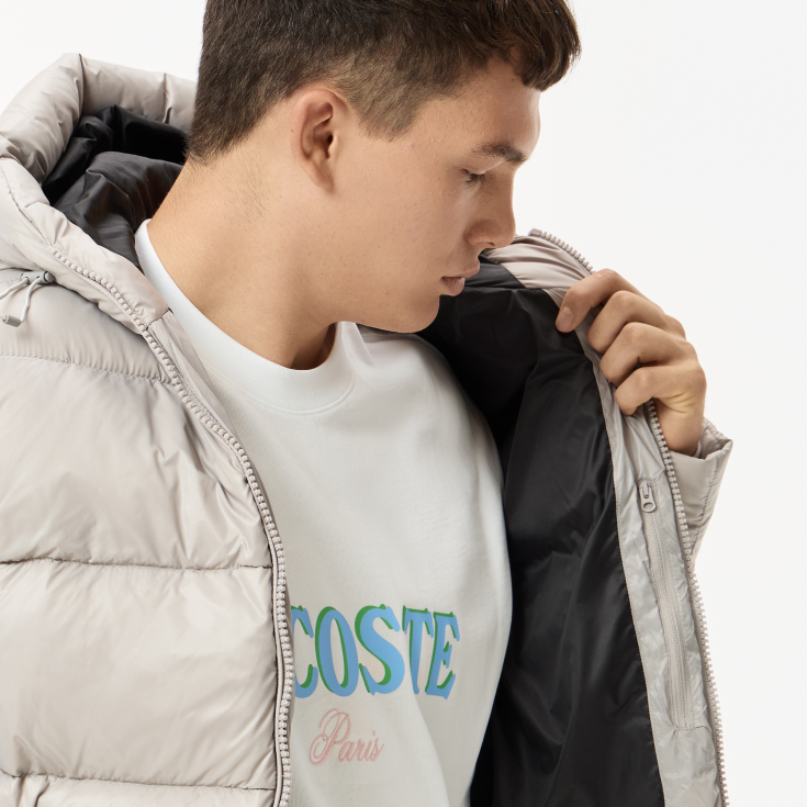 Мужская короткая куртка-пуховик Lacoste