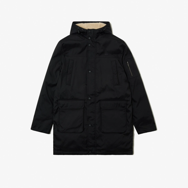 Мужская утеплённая парка Lacoste с капюшоном