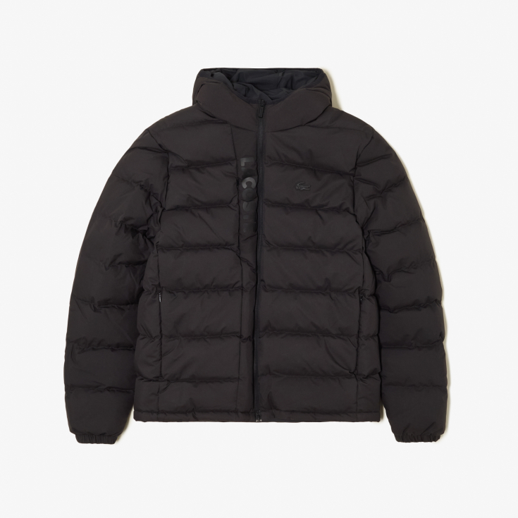 Мужская куртка-бомбер Lacoste на молнии из хлопка