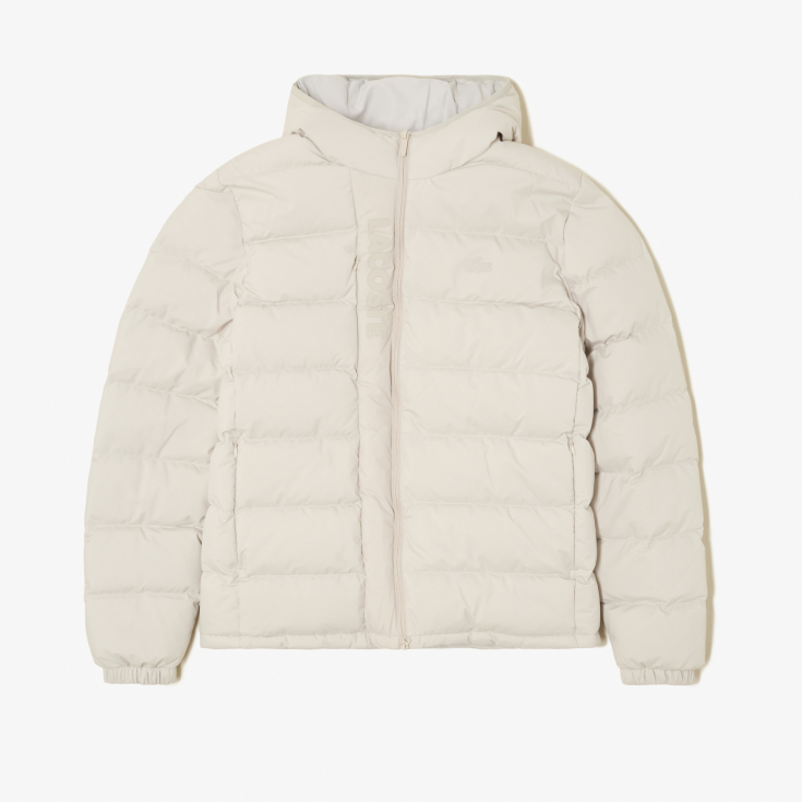 Мужская куртка-бомбер Lacoste на молнии из хлопка