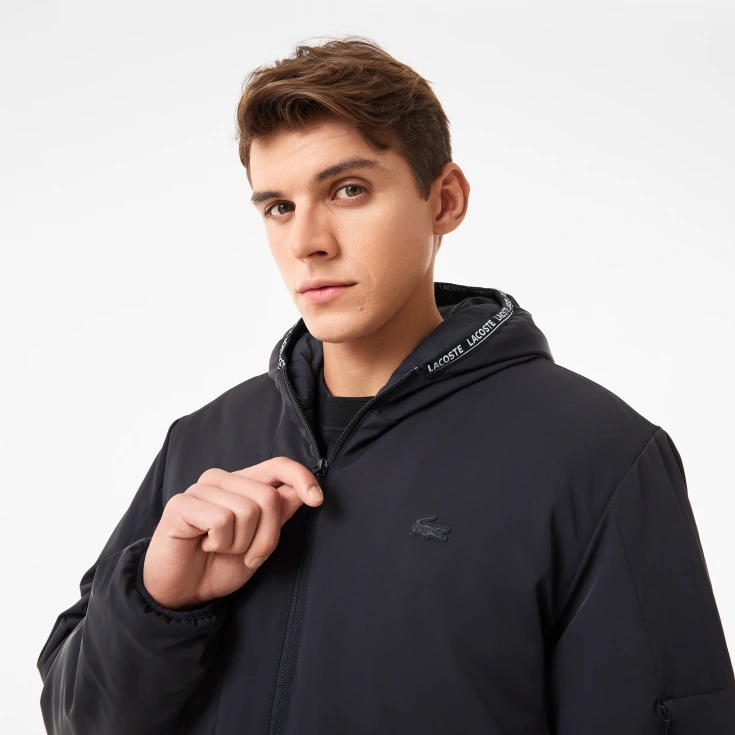Мужская водоустойчивая ветровка Lacoste с капюшоном