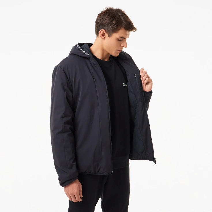 Мужская водоустойчивая ветровка Lacoste с капюшоном
