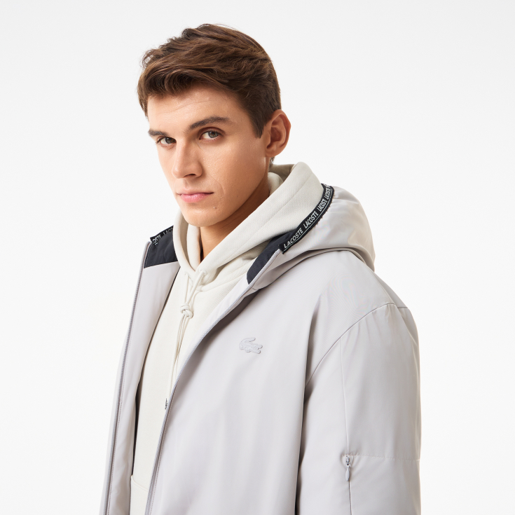 Мужская водоустойчивая ветровка Lacoste с капюшоном