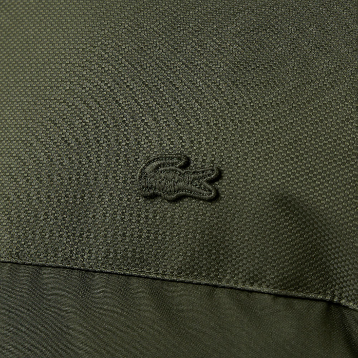 Мужской стёганый пуховик Lacoste с капюшоном